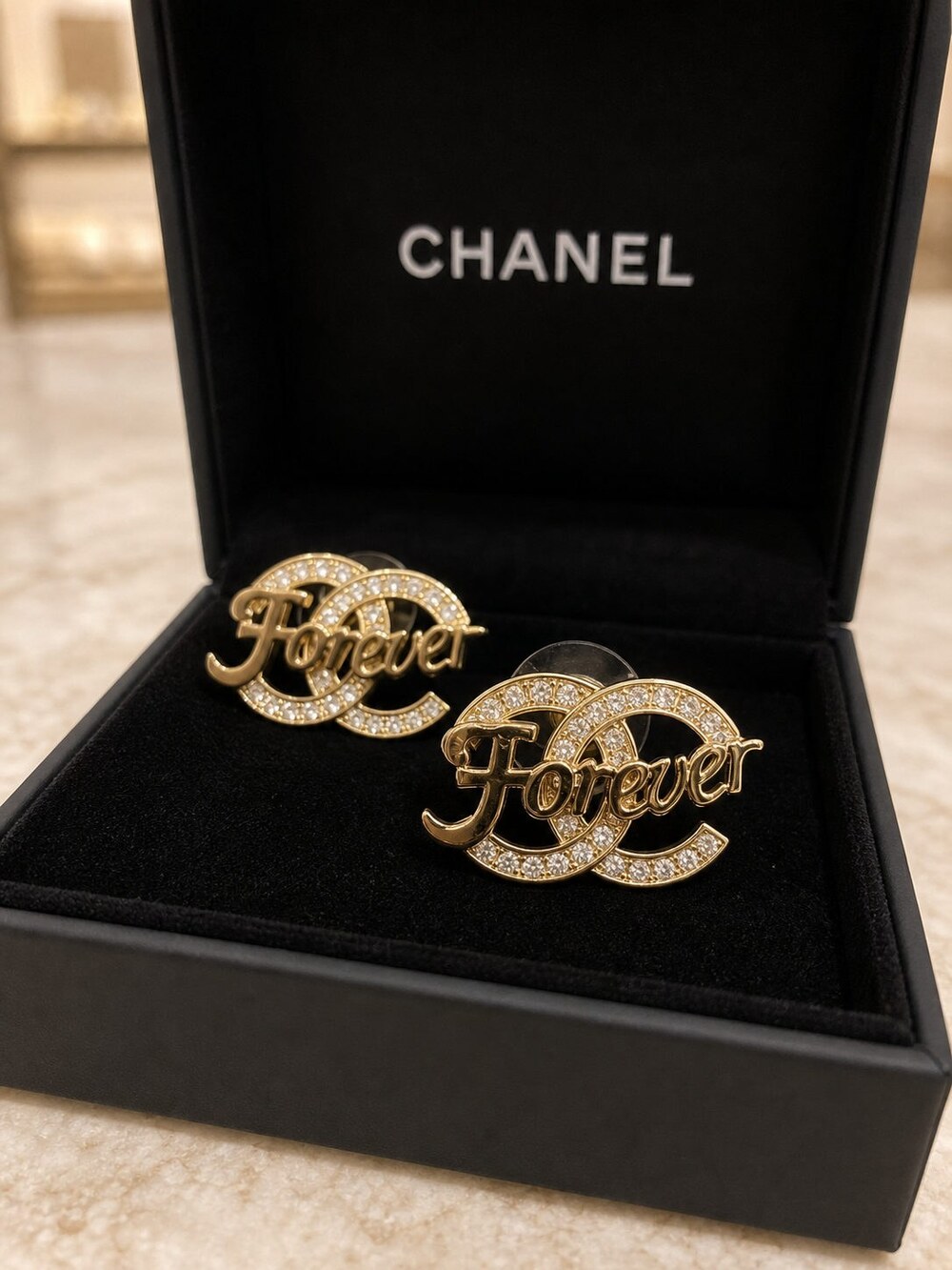 CHANEL Classic Parisian Earrings Style 6 | New with Box - Picture 4 of 9